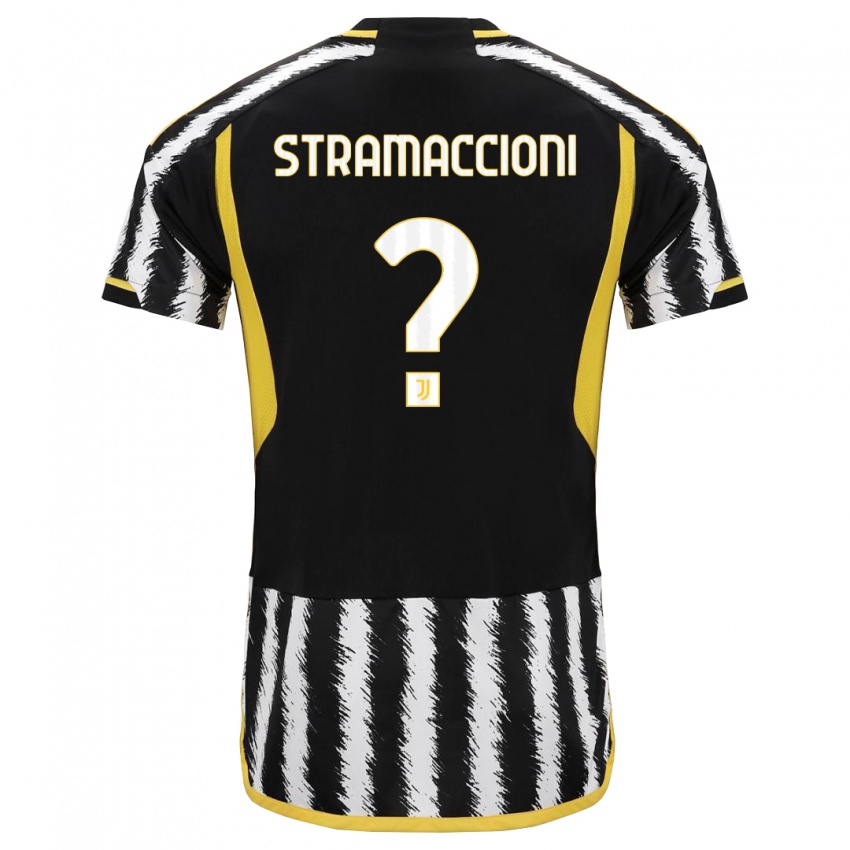 Criança Camisola Diego Stramaccioni #0 Preto Branco Principal 2023/24 Camisa Brasil