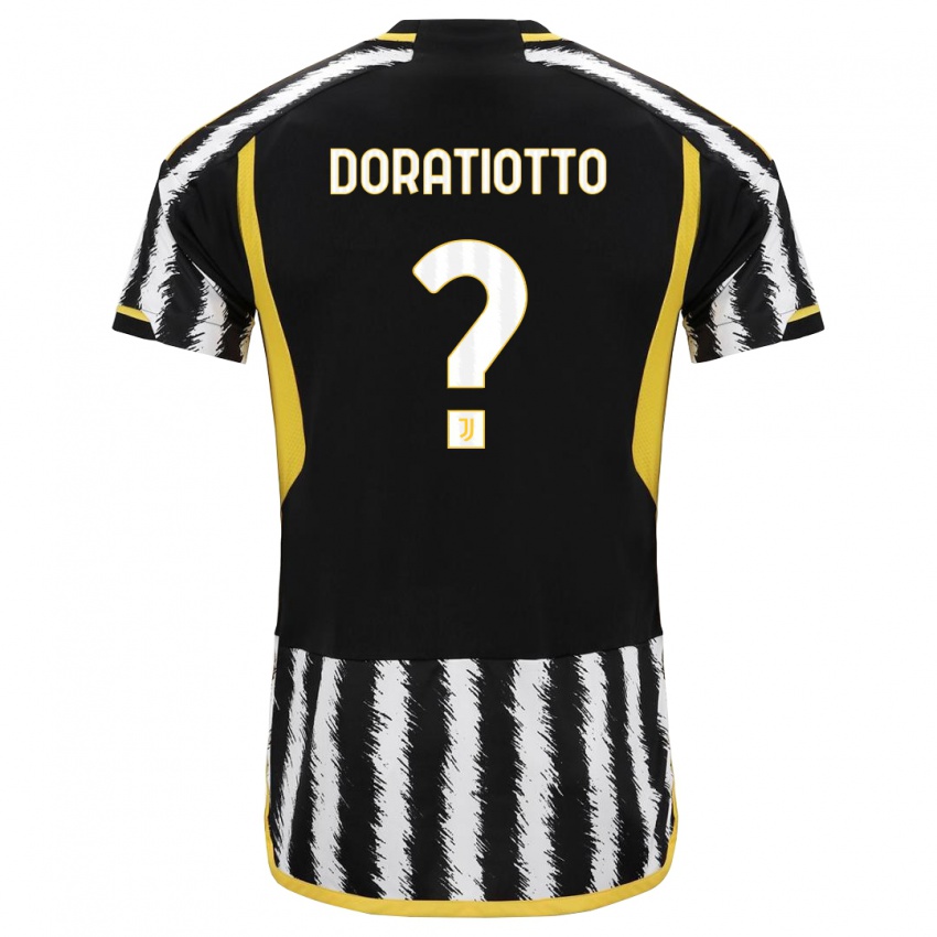 Criança Camisola Giulio Doratiotto #0 Preto Branco Principal 2023/24 Camisa Brasil