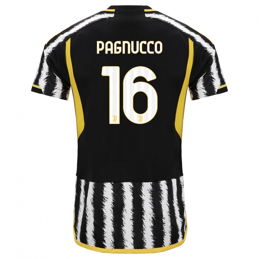 Criança Camisola Filippo Pagnucco #16 Preto Branco Principal 2023/24 Camisa Brasil