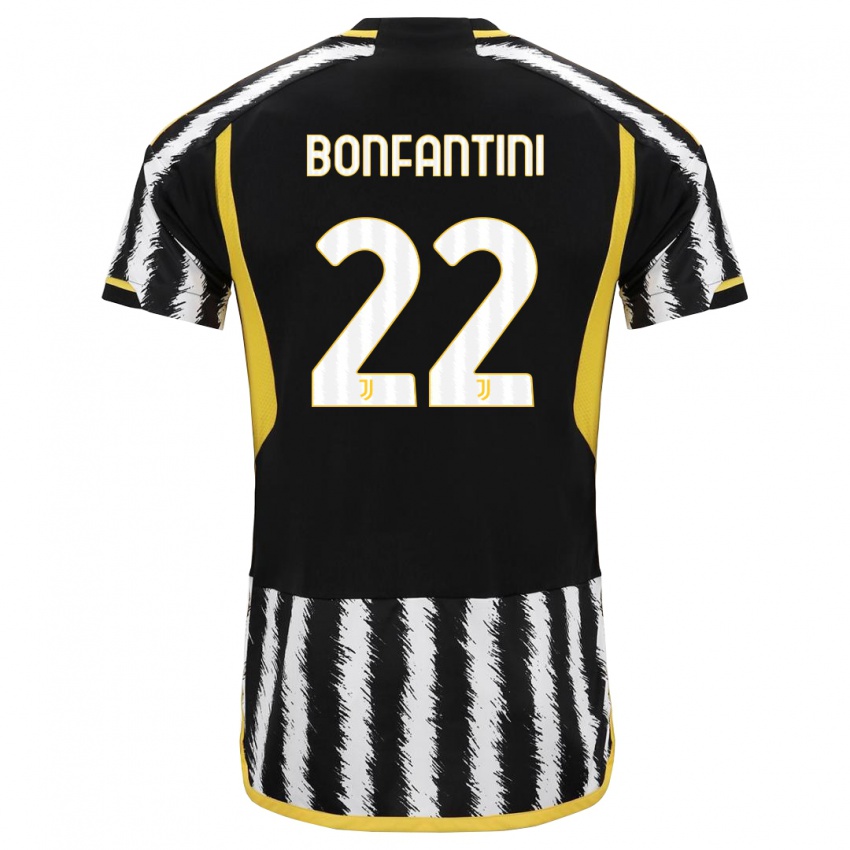 Criança Camisola Agnese Bonfantini #22 Preto Branco Principal 2023/24 Camisa Brasil