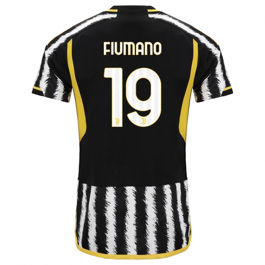 Criança Camisola Filippo Fiumano #19 Preto Branco Principal 2023/24 Camisa Brasil