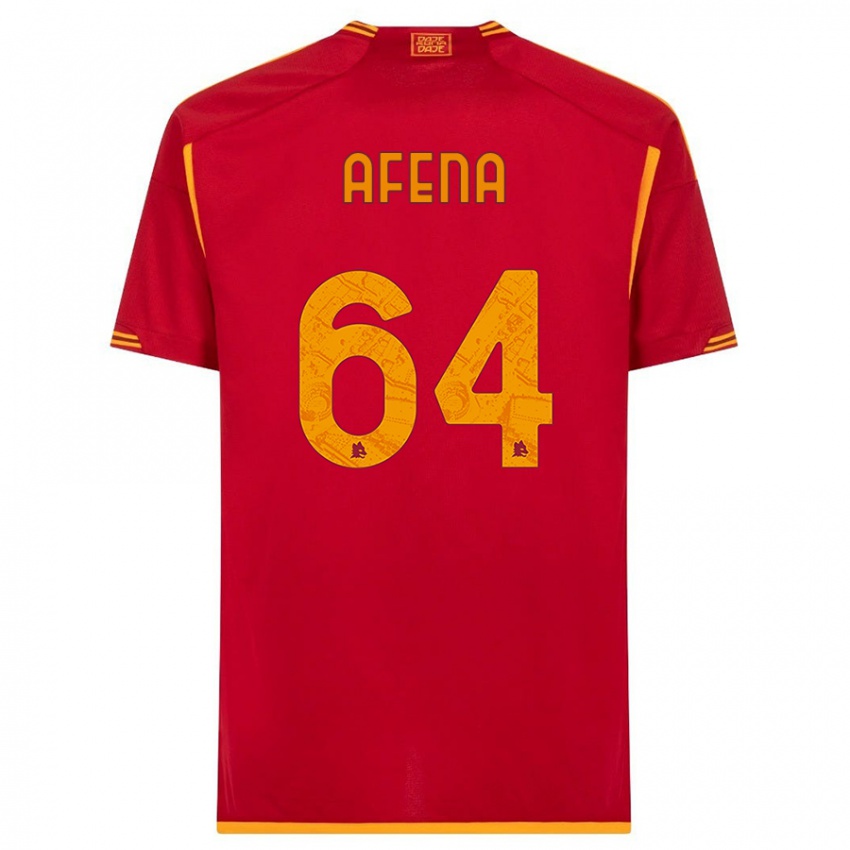 Criança Camisola Felix Afena-Gyan #64 Vermelho Principal 2023/24 Camisa Brasil