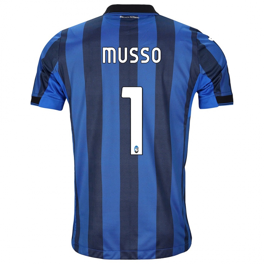 Criança Camisola Juan Musso #1 Preto Azul Principal 2023/24 Camisa Brasil