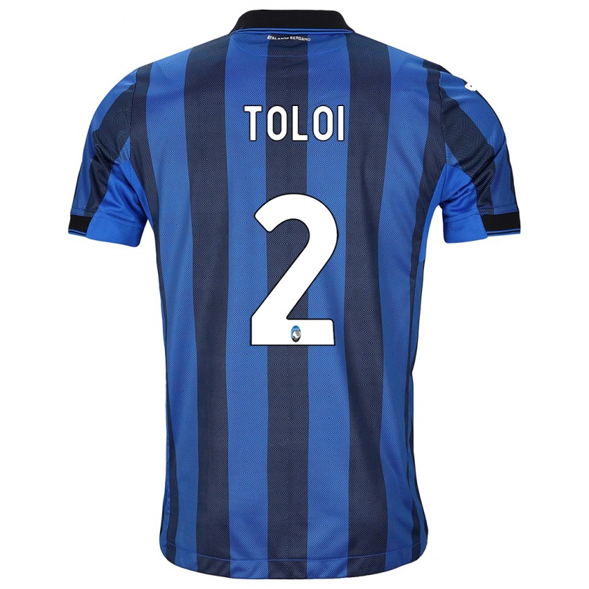 Criança Camisola Rafael Tolói #2 Preto Azul Principal 2023/24 Camisa Brasil