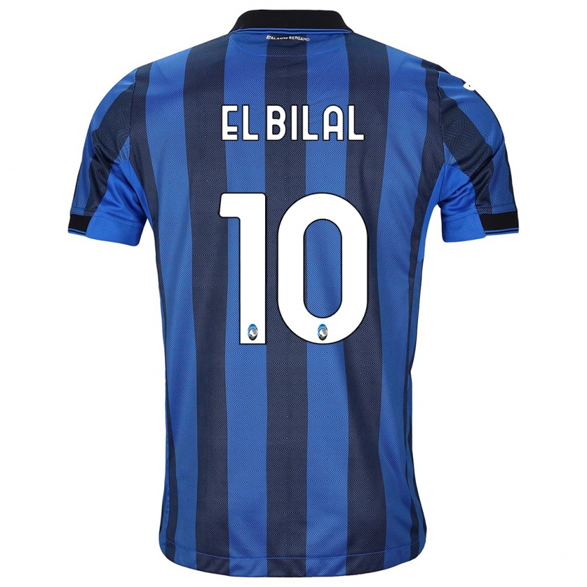 Criança Camisola El Bilal Touré #10 Preto Azul Principal 2023/24 Camisa Brasil