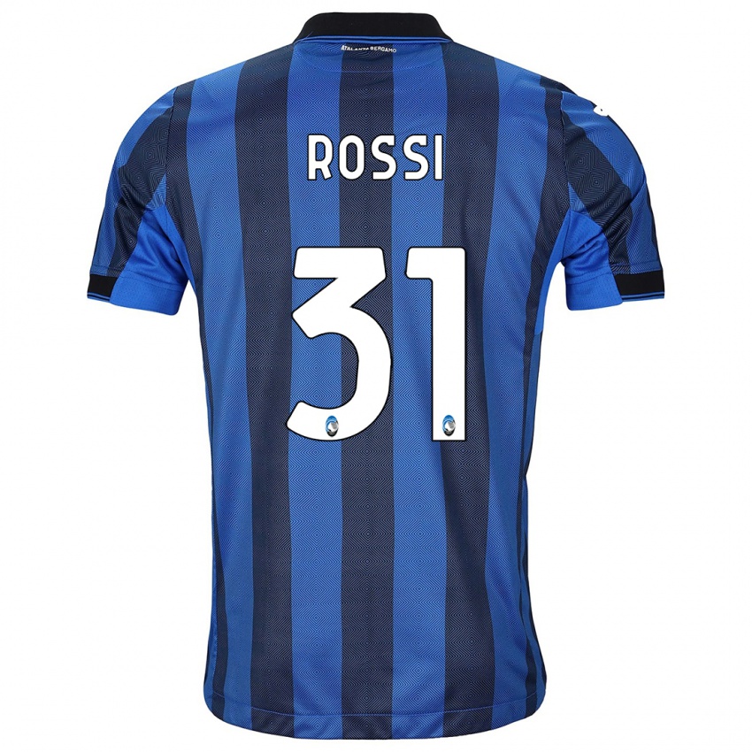 Criança Camisola Francesco Rossi #31 Preto Azul Principal 2023/24 Camisa Brasil