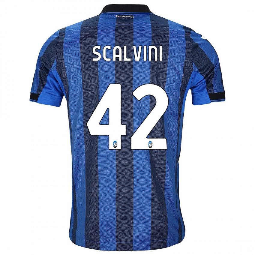 Criança Camisola Giorgio Scalvini #42 Preto Azul Principal 2023/24 Camisa Brasil