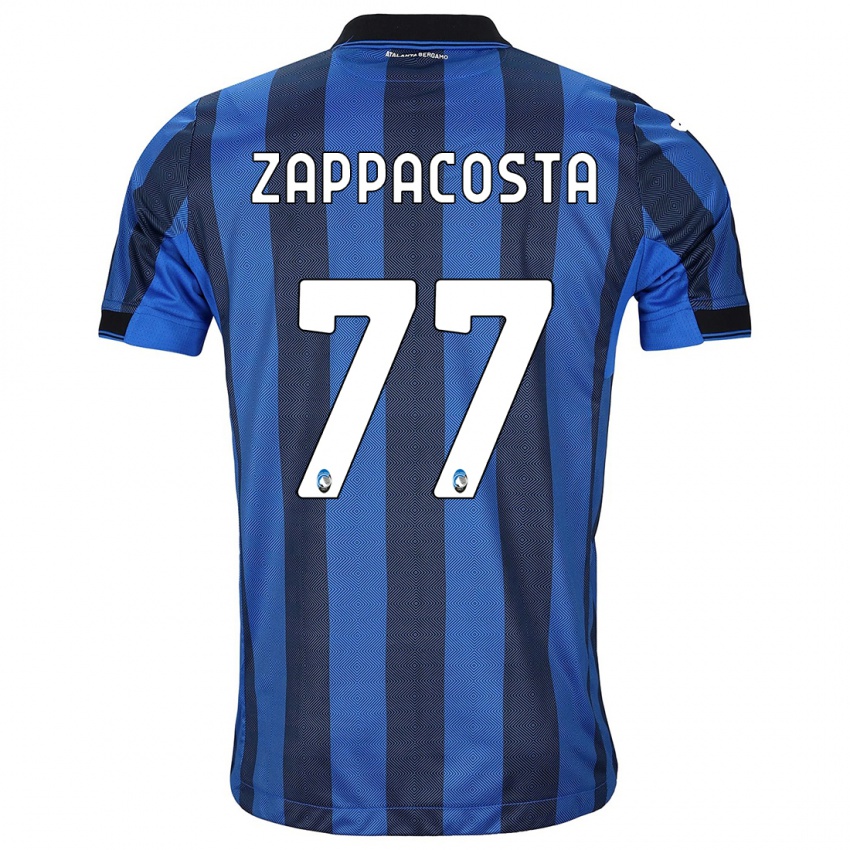 Criança Camisola Davide Zappacosta #77 Preto Azul Principal 2023/24 Camisa Brasil