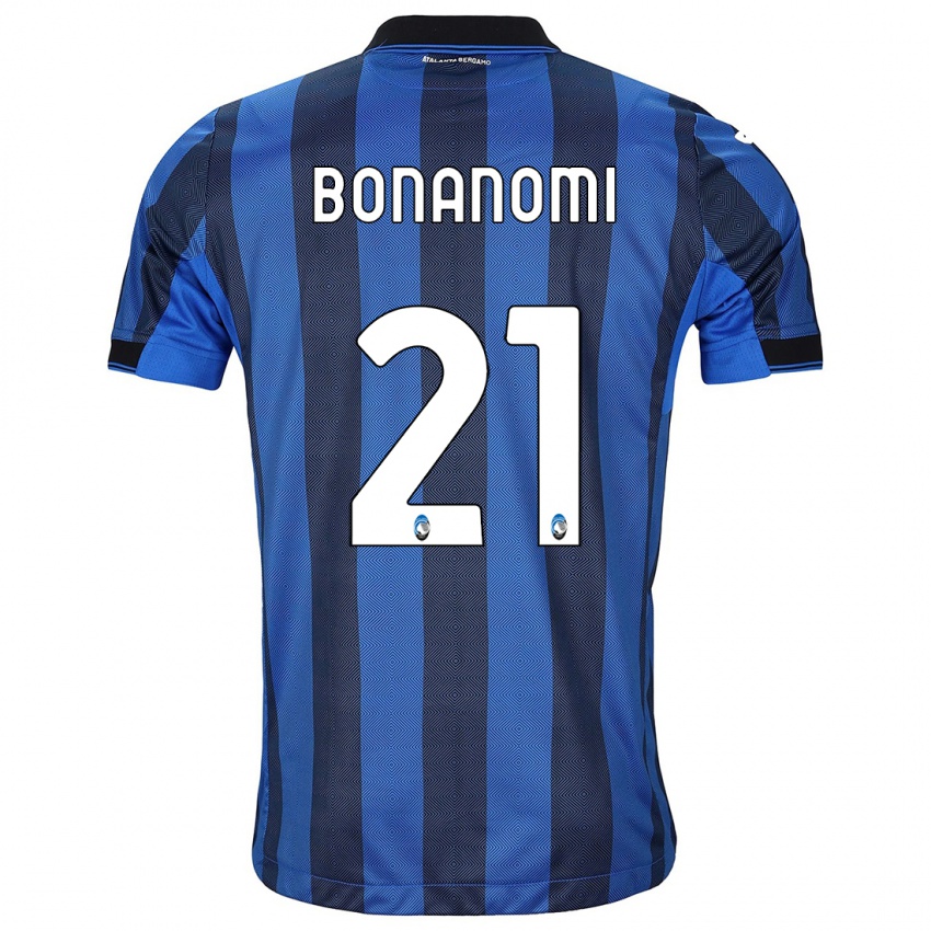 Criança Camisola Andrea Bonanomi #21 Preto Azul Principal 2023/24 Camisa Brasil