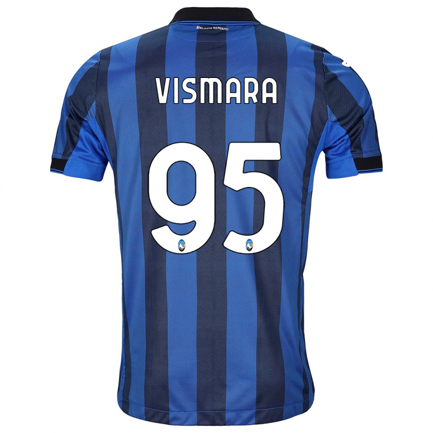 Criança Camisola Paolo Vismara #95 Preto Azul Principal 2023/24 Camisa Brasil