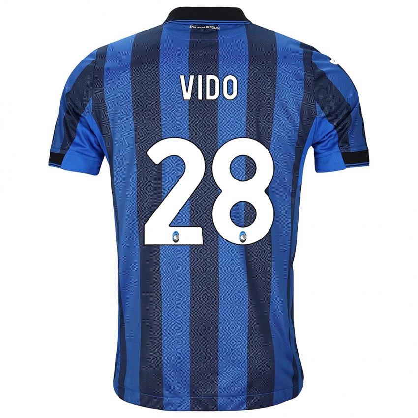 Criança Camisola Luca Vido #28 Preto Azul Principal 2023/24 Camisa Brasil