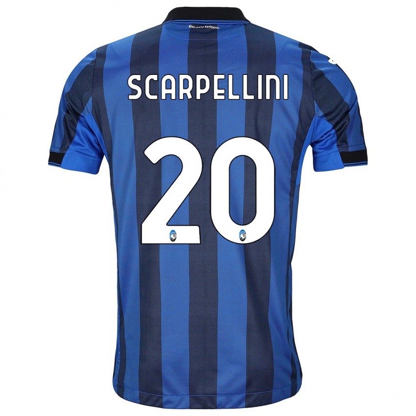 Criança Camisola Andrea Scarpellini #20 Preto Azul Principal 2023/24 Camisa Brasil