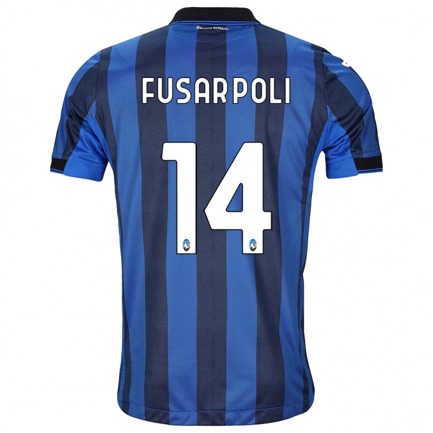 Criança Camisola Giulia Fusar Poli #14 Preto Azul Principal 2023/24 Camisa Brasil