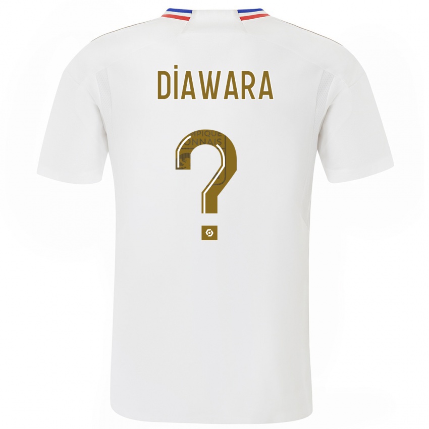 Criança Camisola Mahamadou Diawara #0 Branco Principal 2023/24 Camisa Brasil