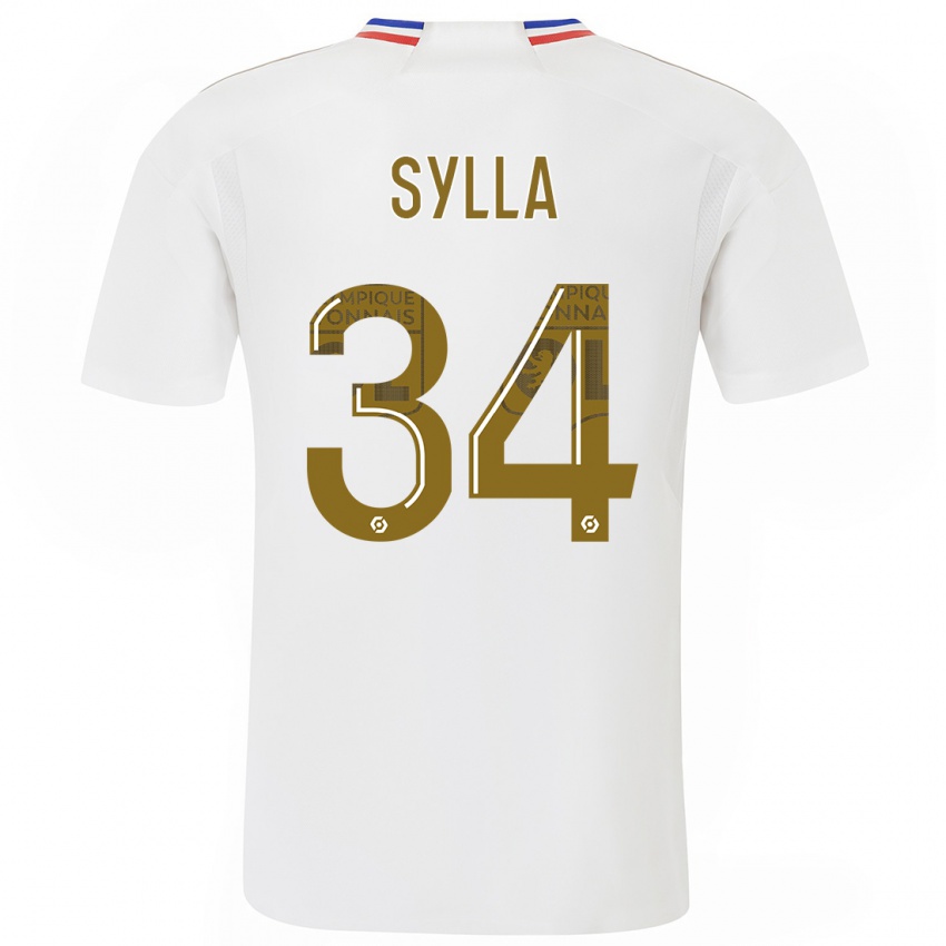 Criança Camisola Kysha Sylla #34 Branco Principal 2023/24 Camisa Brasil