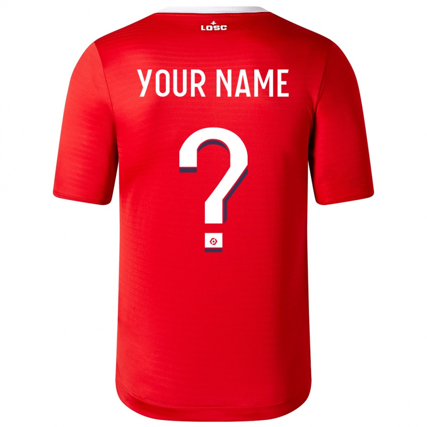 Criança Camisola Seu Nome #0 Vermelho Principal 2023/24 Camisa Brasil