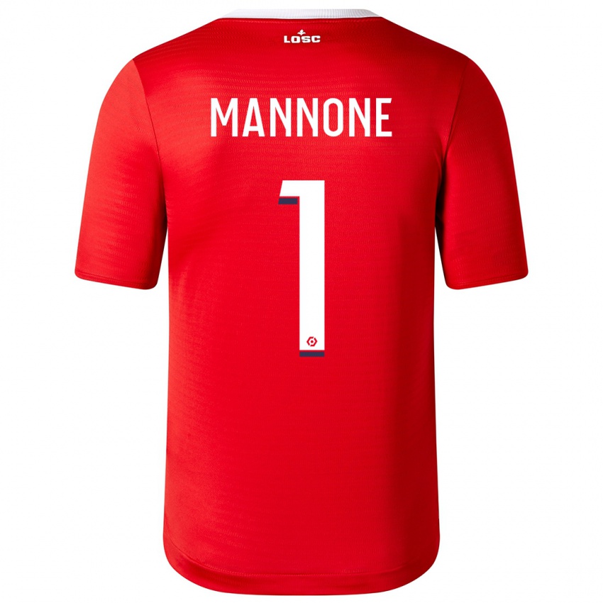 Criança Camisola Vito Mannone #1 Vermelho Principal 2023/24 Camisa Brasil