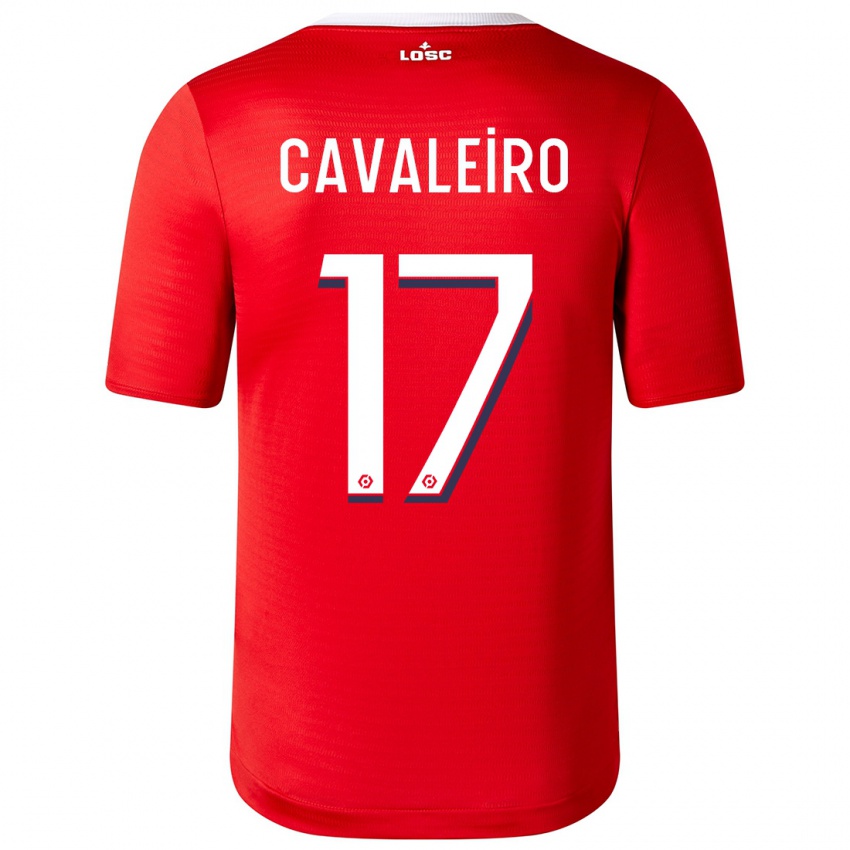 Criança Camisola Ivan Cavaleiro #17 Vermelho Principal 2023/24 Camisa Brasil