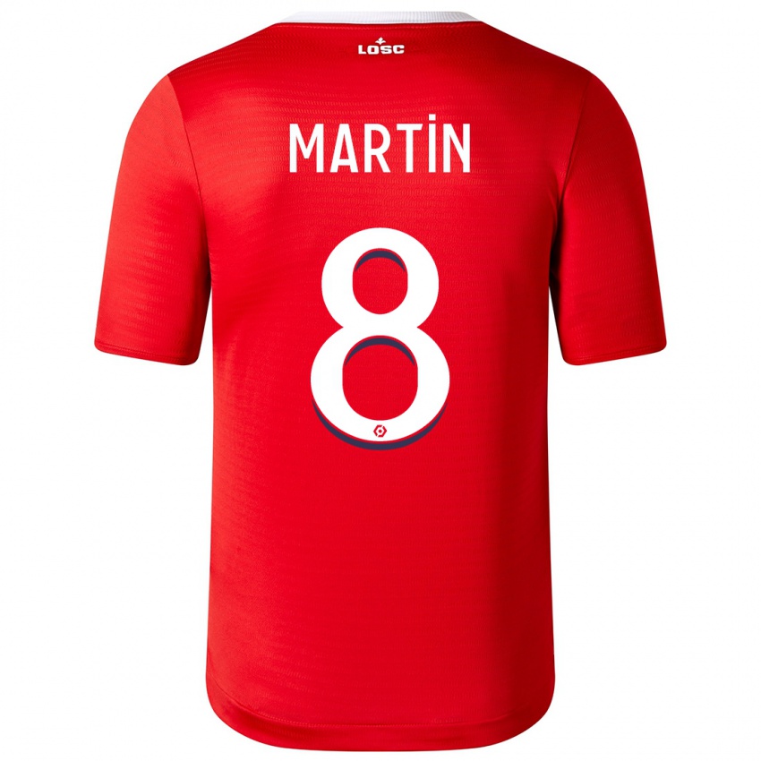 Criança Camisola Jonas Martin #8 Vermelho Principal 2023/24 Camisa Brasil