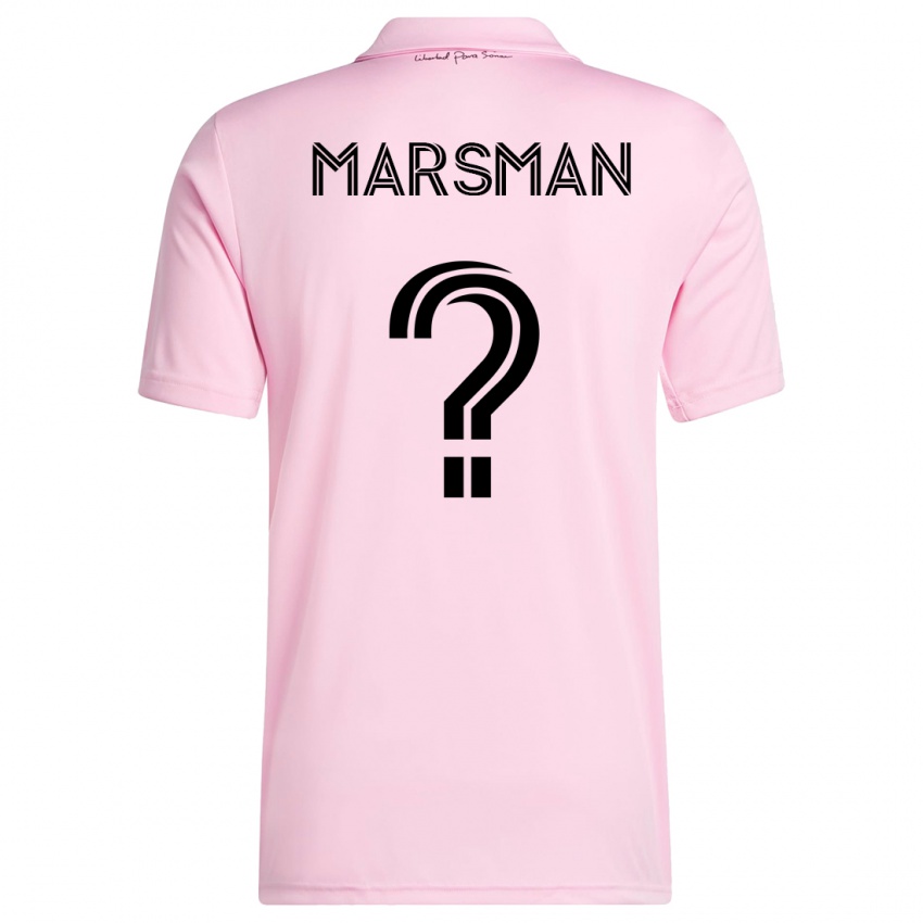 Criança Camisola Nick Marsman #0 Rosa Principal 2023/24 Camisa Brasil