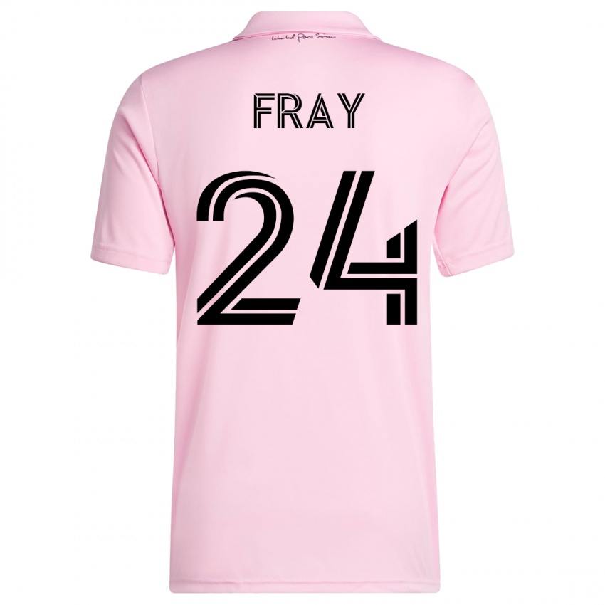 Criança Camisola Ian Fray #24 Rosa Principal 2023/24 Camisa Brasil
