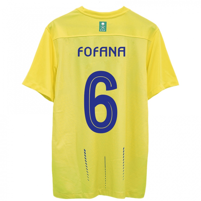 Criança Camisola Seko Fofana #6 Amarelo Principal 2023/24 Camisa Brasil