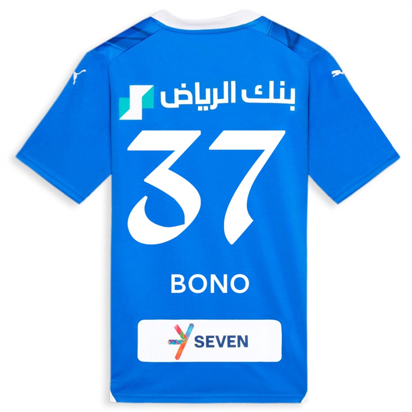 Criança Camisola Bono #37 Azul Principal 2023/24 Camisa Brasil