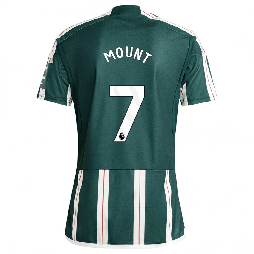 Criança Camisola Mason Mount #7 Verde Escuro Alternativa 2023/24 Camisa Brasil