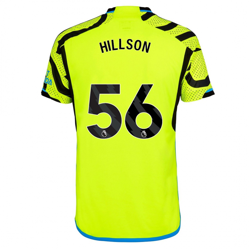 Criança Camisola James Hillson #56 Amarelo Alternativa 2023/24 Camisa Brasil