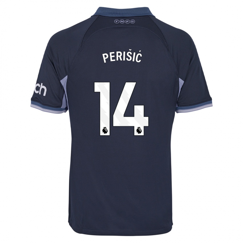 Criança Camisola Ivan Perisic #14 Azul Escuro Alternativa 2023/24 Camisa Brasil