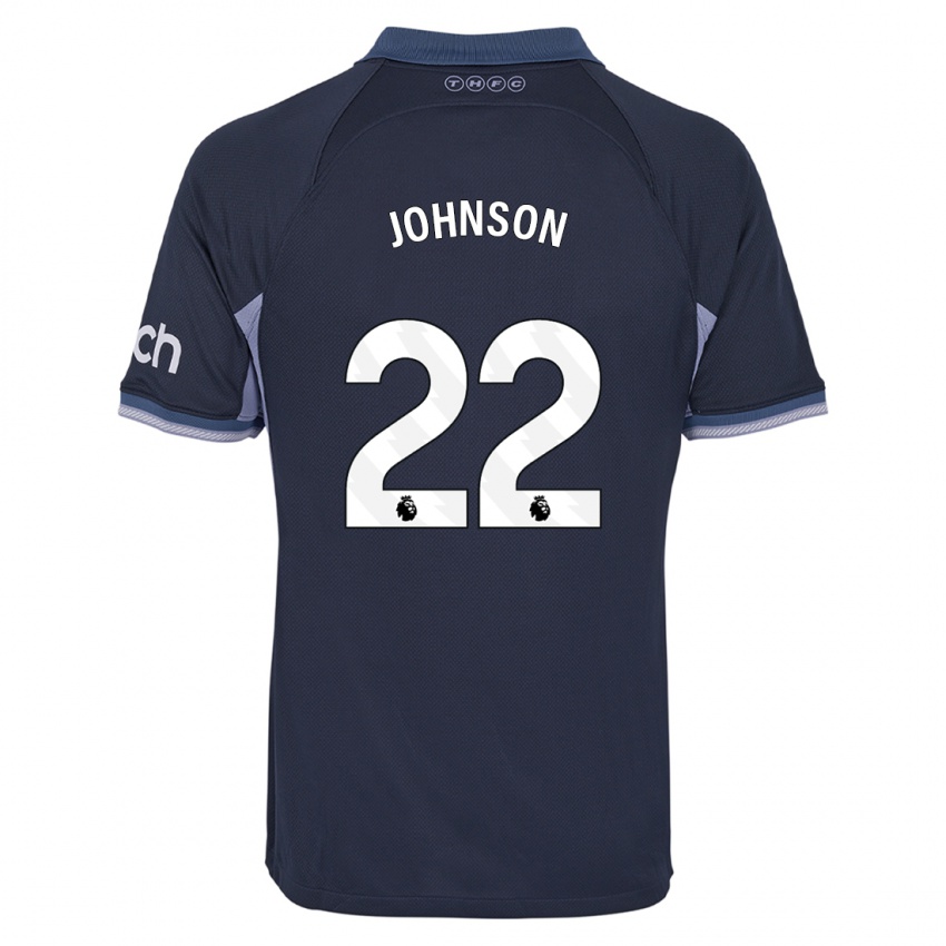 Criança Camisola Brennan Johnson #22 Azul Escuro Alternativa 2023/24 Camisa Brasil