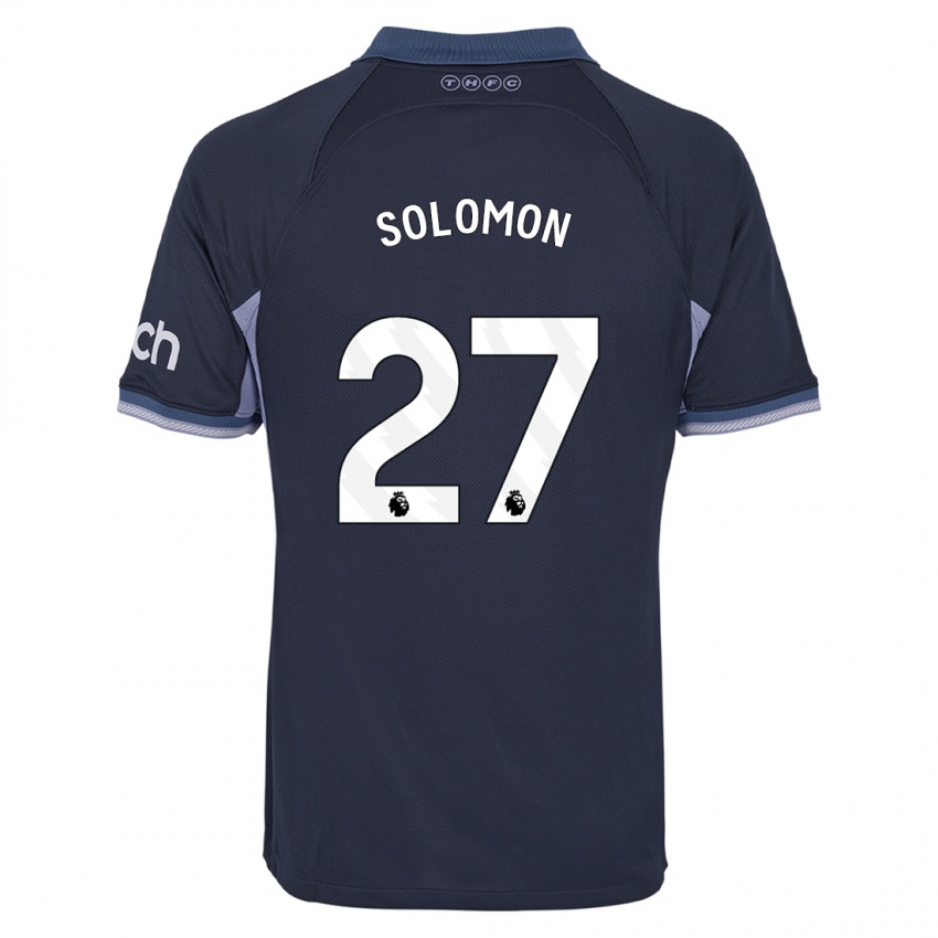 Criança Camisola Manor Solomon #27 Azul Escuro Alternativa 2023/24 Camisa Brasil