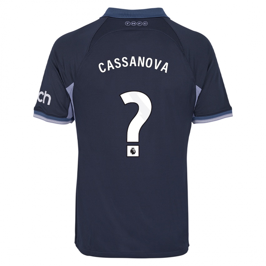 Criança Camisola Dante Cassanova #0 Azul Escuro Alternativa 2023/24 Camisa Brasil