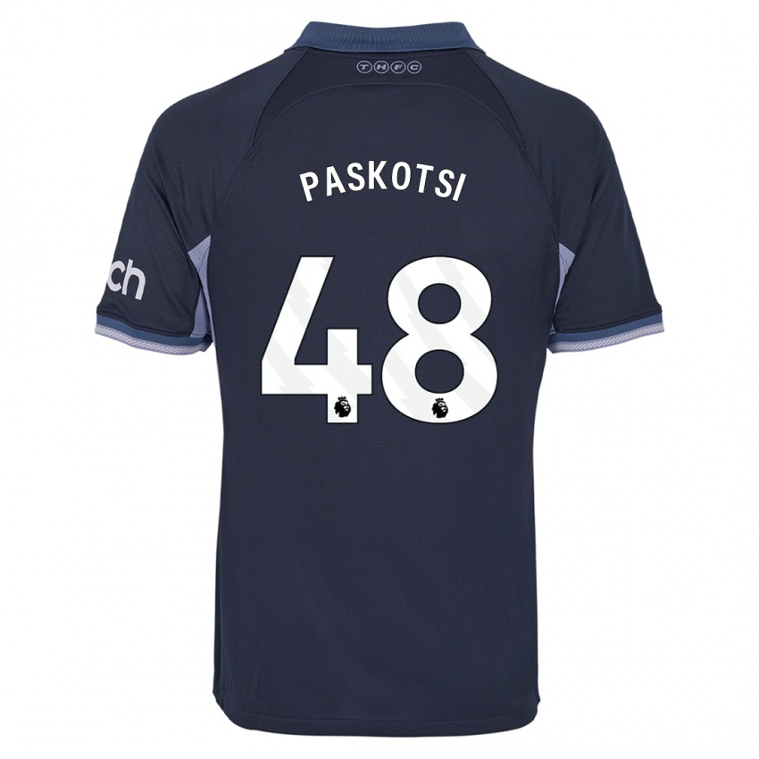 Criança Camisola Maksim Paskotsi #48 Azul Escuro Alternativa 2023/24 Camisa Brasil