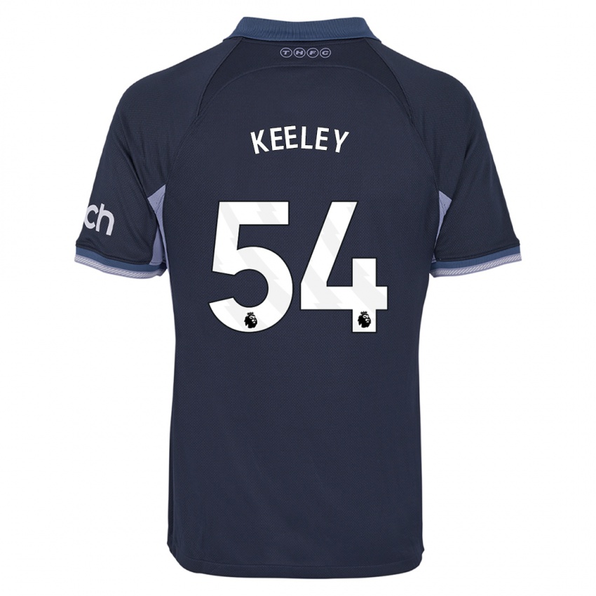 Criança Camisola Josh Keeley #54 Azul Escuro Alternativa 2023/24 Camisa Brasil