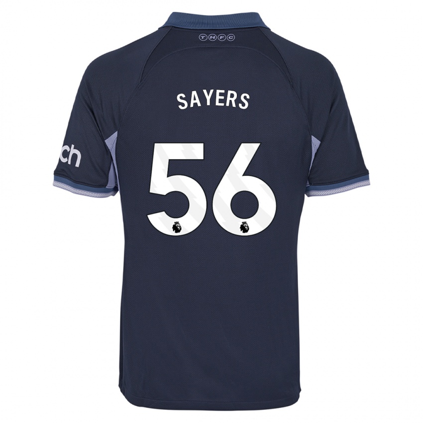 Criança Camisola Charlie Sayers #56 Azul Escuro Alternativa 2023/24 Camisa Brasil