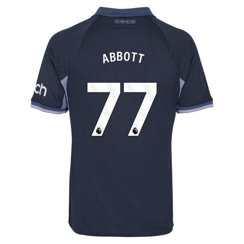 Criança Camisola George Abbott #77 Azul Escuro Alternativa 2023/24 Camisa Brasil