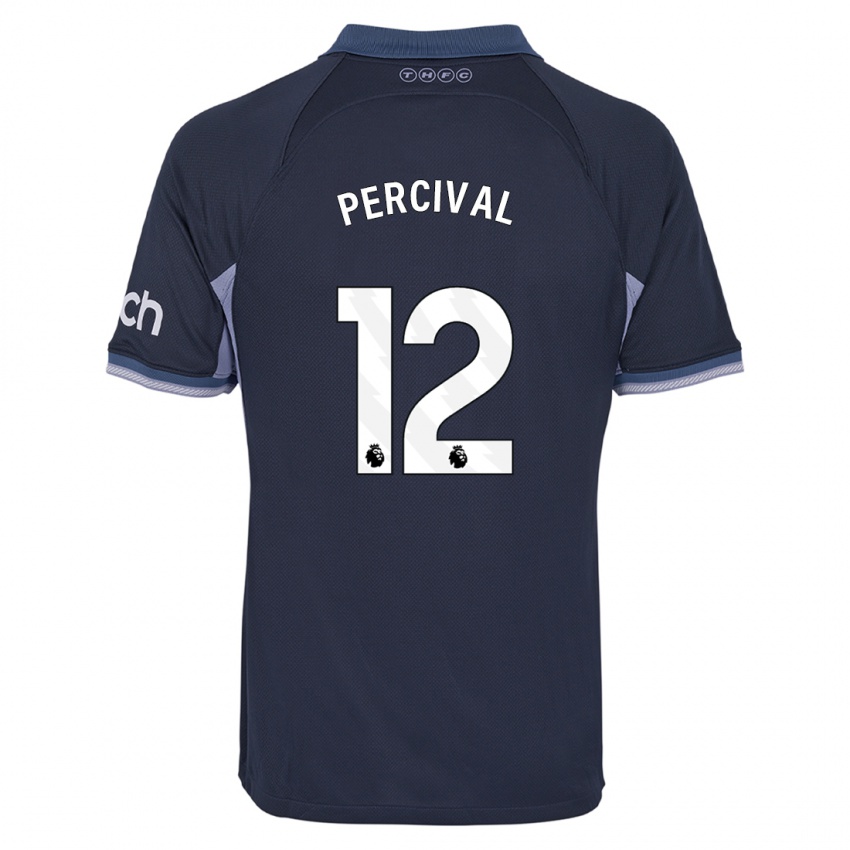 Criança Camisola Ria Percival #12 Azul Escuro Alternativa 2023/24 Camisa Brasil