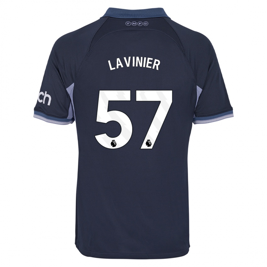 Criança Camisola Marcel Lavinier #57 Azul Escuro Alternativa 2023/24 Camisa Brasil