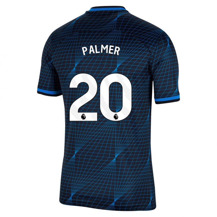 Criança Camisola Cole Palmer #20 Azul Escuro Alternativa 2023/24 Camisa Brasil