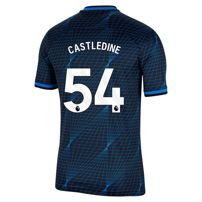 Criança Camisola Leo Castledine #54 Azul Escuro Alternativa 2023/24 Camisa Brasil