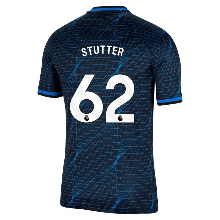 Criança Camisola Ronnie Stutter #62 Azul Escuro Alternativa 2023/24 Camisa Brasil