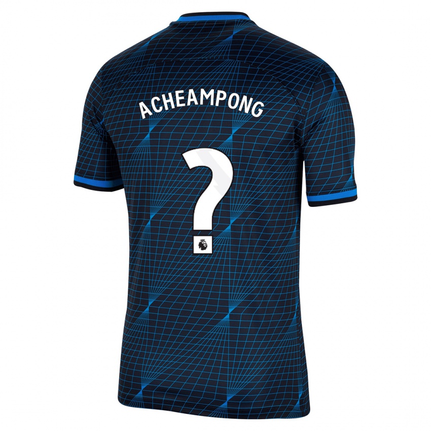 Criança Camisola Josh Acheampong #0 Azul Escuro Alternativa 2023/24 Camisa Brasil