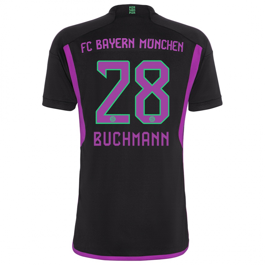 Criança Camisola Tarek Buchmann #28 Preto Alternativa 2023/24 Camisa Brasil
