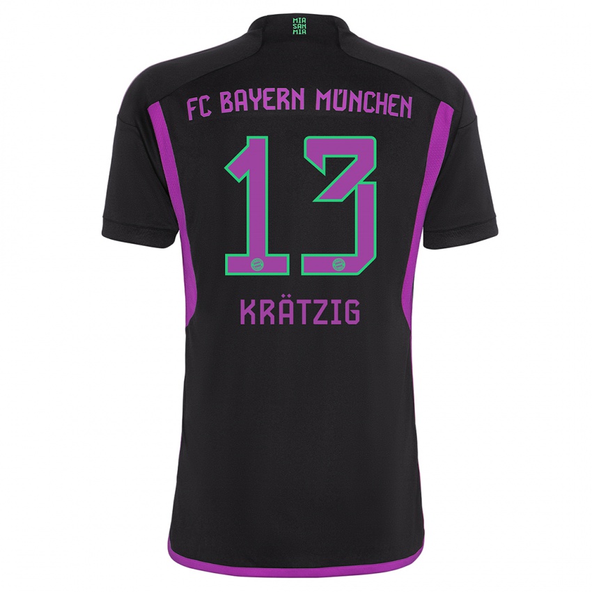 Criança Camisola Frans Krätzig #13 Preto Alternativa 2023/24 Camisa Brasil