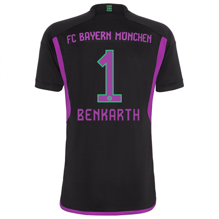 Criança Camisola Laura Benkarth #1 Preto Alternativa 2023/24 Camisa Brasil