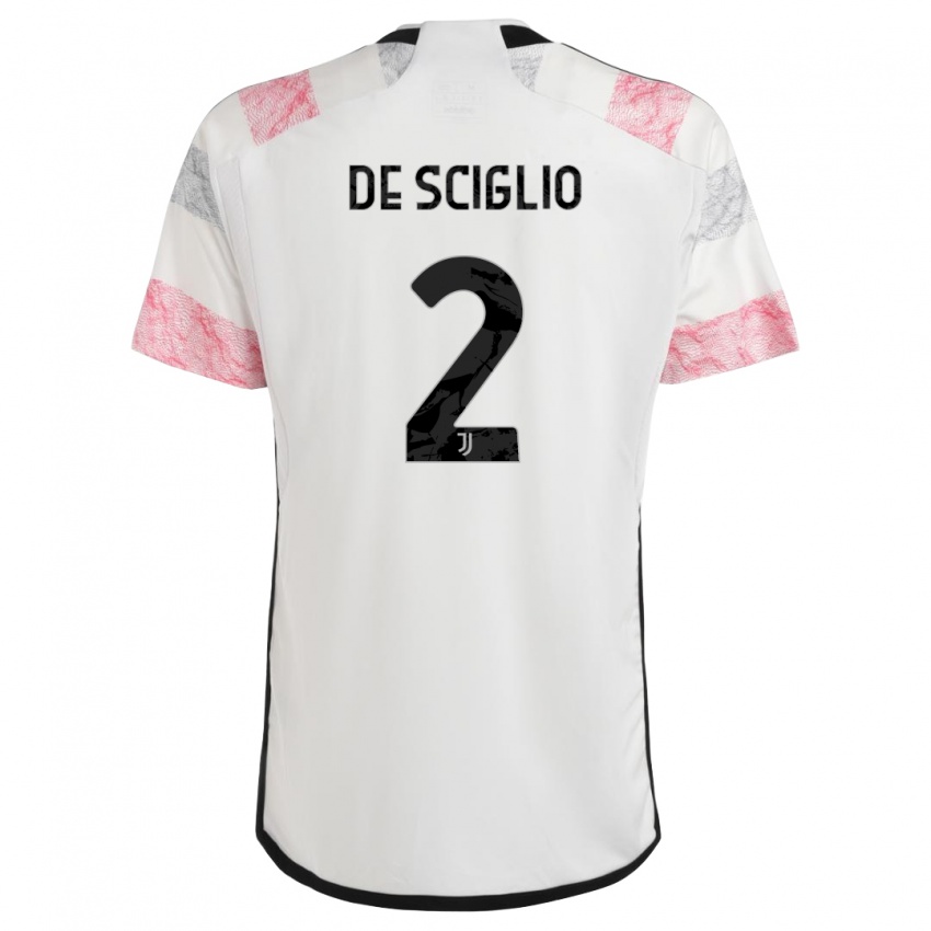 Criança Camisola Mattia De Sciglio #2 Branco Rosa Alternativa 2023/24 Camisa Brasil