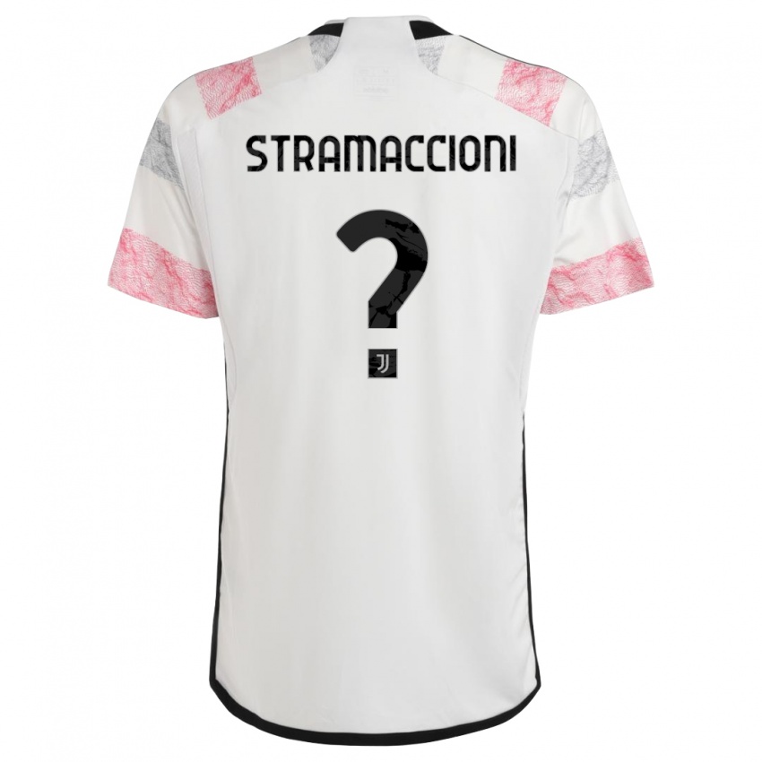 Criança Camisola Diego Stramaccioni #0 Branco Rosa Alternativa 2023/24 Camisa Brasil