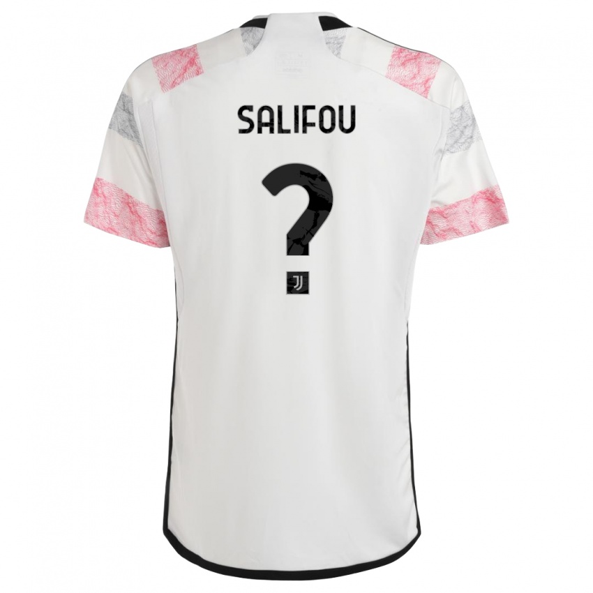 Criança Camisola Dikeni Salifou #0 Branco Rosa Alternativa 2023/24 Camisa Brasil