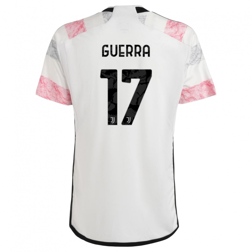 Criança Camisola Simone Guerra #17 Branco Rosa Alternativa 2023/24 Camisa Brasil